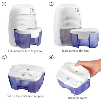 Compact Semiconductor Dehumidifier for Home Use