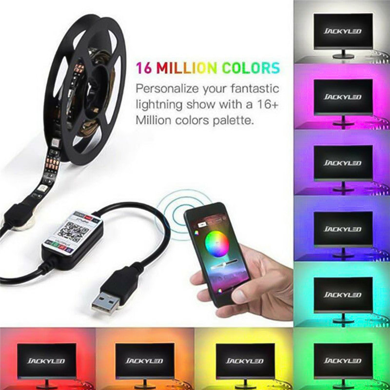 New LED Bluetooth APP RGB Light Strip for TV Decor