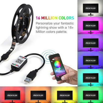 New LED Bluetooth APP RGB Light Strip for TV Decor