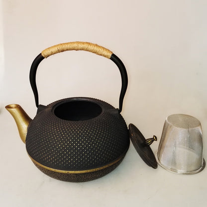 Japanese Nambu Cast Iron Teapot Gift Set (Handcrafted)