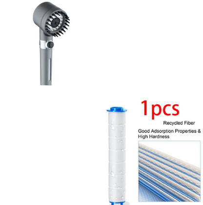 3-Mode High Pressure Shower Head – Portable Filter Rainfall Faucet