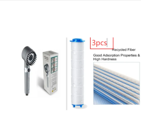 3-Mode High Pressure Shower Head – Portable Filter Rainfall Faucet