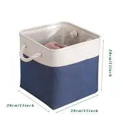 Foldable Linen Storage Basket - Dustproof & Durable